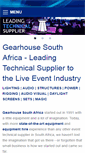 Mobile Screenshot of gearhouse.co.za